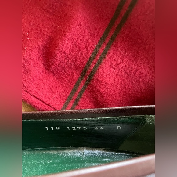 Vintage Gucci Men's Brown Leather Loafers Excellent Condition Dress Slip-Ons - Picture 4 of 5